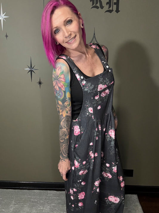 Floral Wide-Leg Jumpsuit